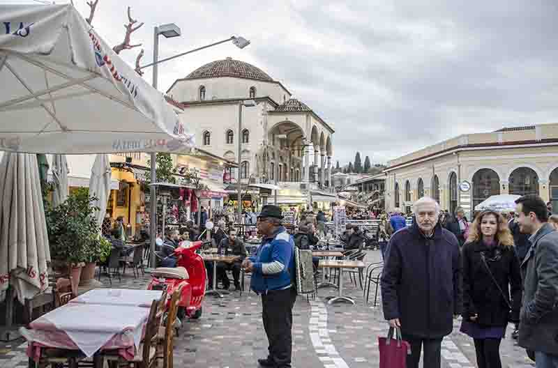 71 - Grecia - Atenas - plaza de Monastiraki